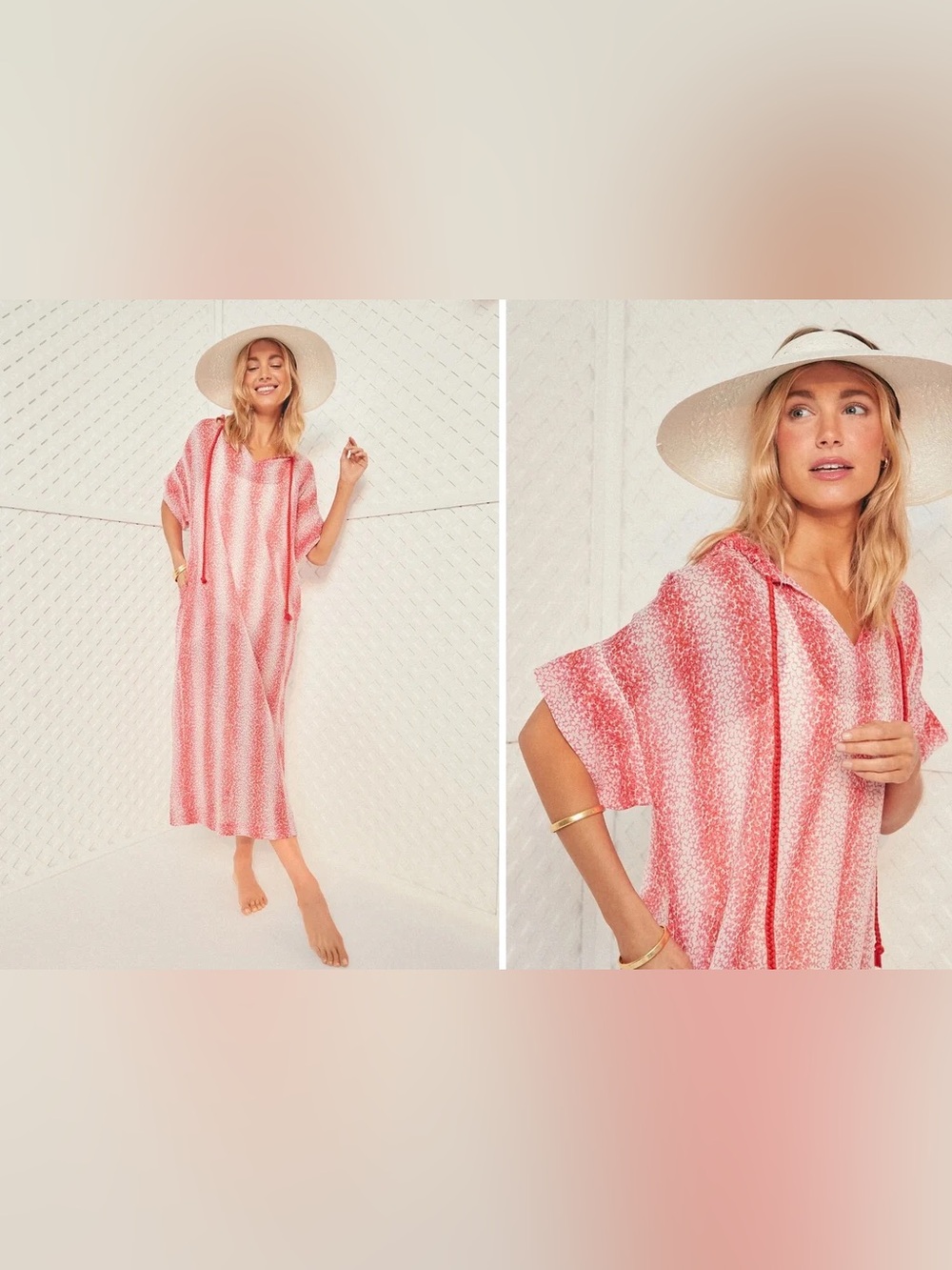 Tuckernuck Hooded Beach Coverup Caftan